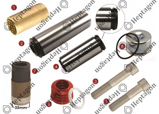 CALIPER PIN REPAIR KIT / 9104 120 212