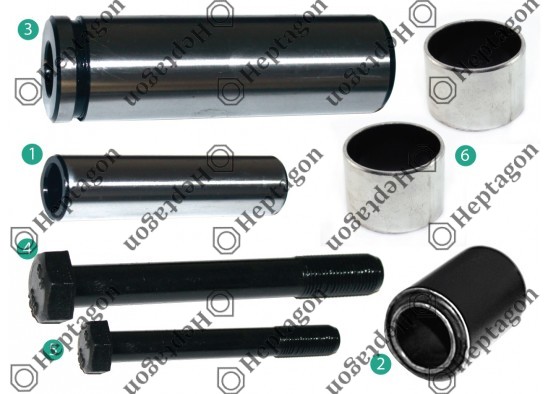 PIN REPAIR KIT / 9104 120 214 / KNORR : 381.391,  381391,  IVECO : 93161189