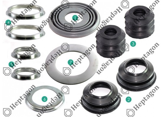 PIN REPAIR KIT / 9104 120 250 / KNORR : 381.413,  381413,  IVECO : 93161192