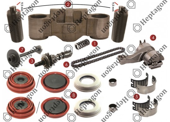 CALIPER REPAIR SET / 9104 120 268