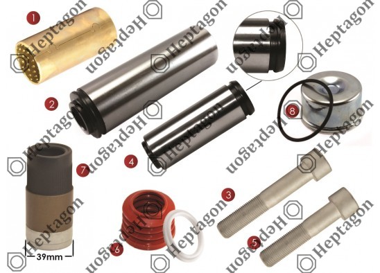 CALIPER PIN REPAIR KIT / 9104 120 300