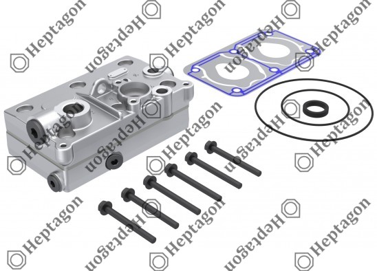 Complete Cylinder Head / 9304 680 063