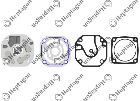 Valve Plate Kit / 9304 700 007