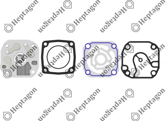 Valve Plate Kit / 9304 700 038