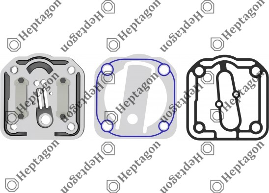 Valve Plate Kit / 9304 700 042