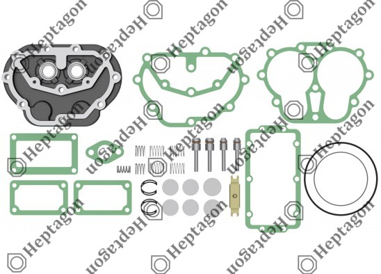 Valve Plate Kit / 9304 700 052