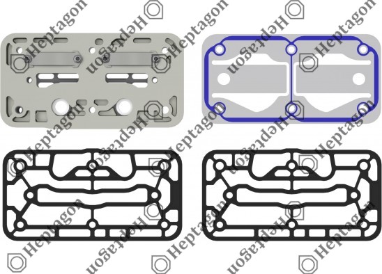 Valve Plate Kit / 9304 700 085