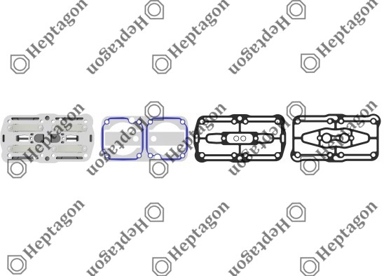 Valve Plate Kit / 9304 700 088