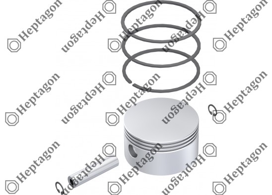 Piston & Ring Ø94.00 mm / 9304 850 006