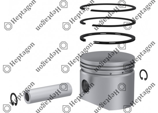 Piston & Ring Ø75.00 mm / 9304 850 036