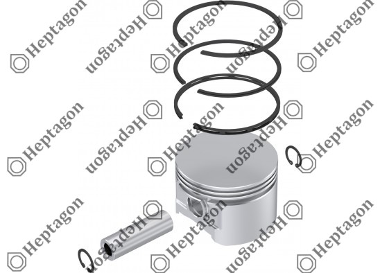 Piston & Ring Ø86.00 mm / 9304 850 055