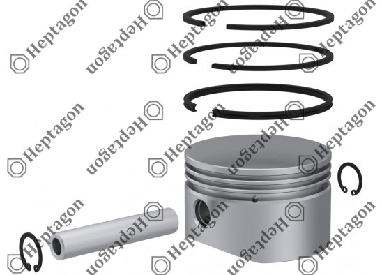 Piston & Ring Ø82.00 mm / 9304 850 071