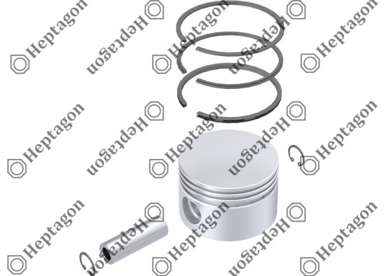 Piston & Ring Ø90.00 mm / 9304 850 076