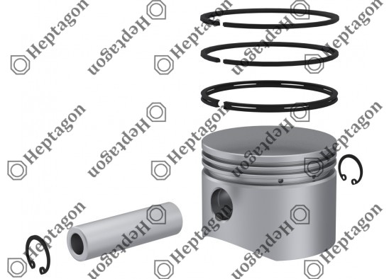 Piston & Ring Ø78.00 mm / 9304 850 081