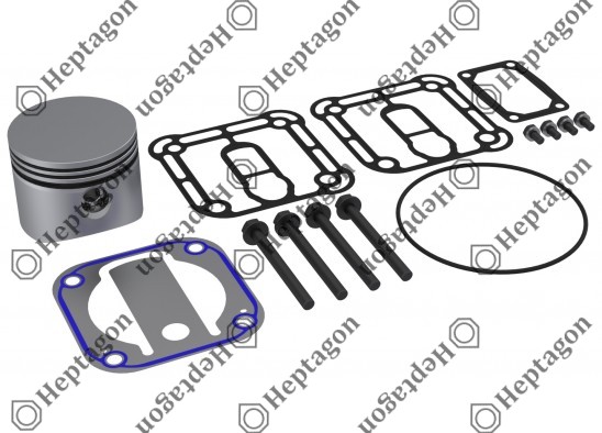 Piston & Ring Full Kit / 9304 850 107