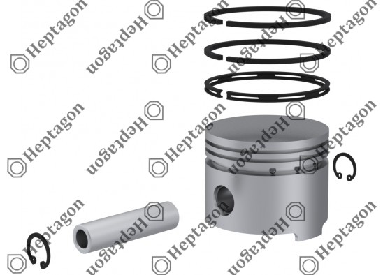 Piston & Ring Ø65.00 mm / 9304 850 117