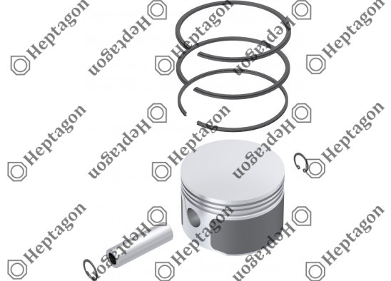 Piston & Ring Ø92.00 mm / 9304 850 122