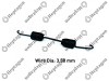 BRAKE SHOE RETURN SPRING / 9154 171 007 / MERITOR  2258H580,  VOLVO  1695051