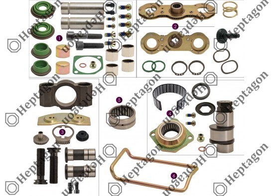 COMPLETE REPAIR KIT LEFT / 2004 140 505