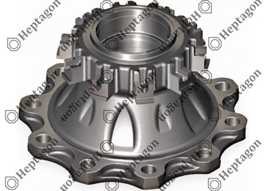 XF-CF WHEEL HUB / 1001 461 002 / 1391605
,  1697346
,  1388905