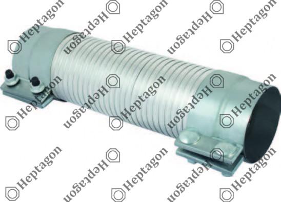 Exhaust Flexible Pipe / 4000 750 053 / 9734900165,  9704900665