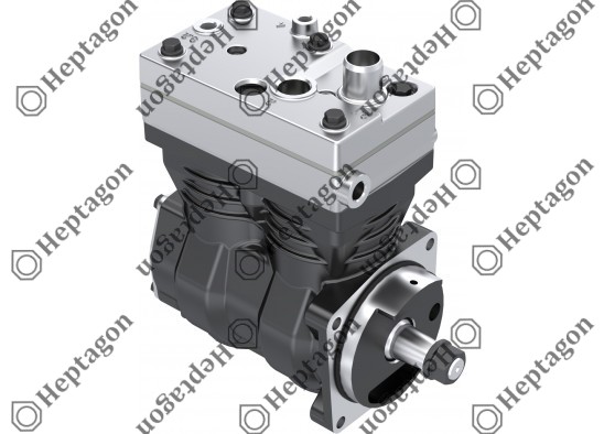 Twin Cylinder Compressor Ø85 mm - 636 CC - Stroke 56 mm - Without gear / 4001 341 058