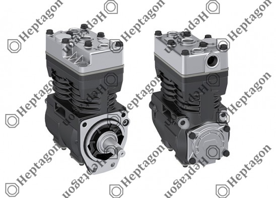 Twin Cylinder Compressor Ø78 mm-500 CC-Stroke 52 mm / 5001 342 006