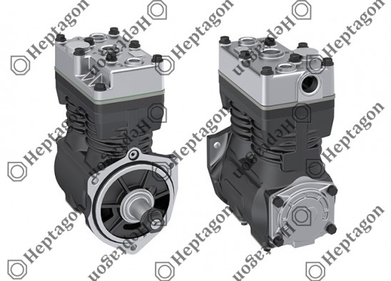 Twin Cylinder Compressor Ø78 mm-500 CC-Stroke 52 mm / 5001 342 010