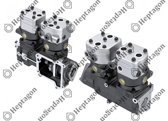Twin Cylinder Compressor Ø90 mm - 547 CC - Stroke 46 mm / 6001 341 023