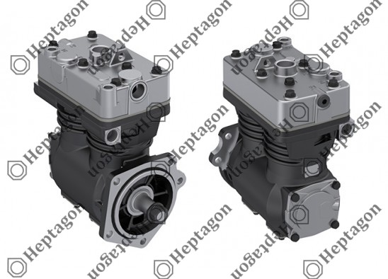Twin Cylinder Compressor 608 CC / 7001 342 008