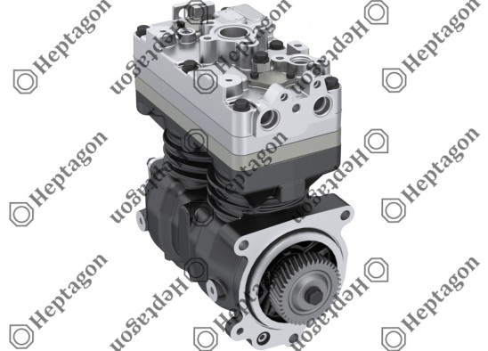 Twin Cylinder Compressor Ø86 mm-720 CC-Stroke 62 mm - With Gear / 7001 342 012