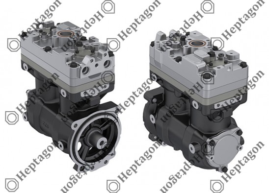 Twin Cylinder Compressor Ø86 mm-720 CC / 7001 342 017