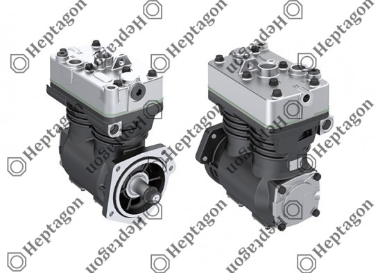 Twin Cylinder Compressor Ø88 mm-600 CC-Stroke 50 mm / 8001 341 014
