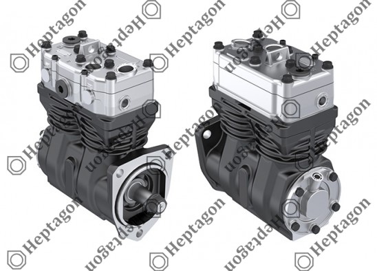 Twin Cylinder Compressor Ø85 mm-704 CC-Stroke 62 mm / 8001 342 049