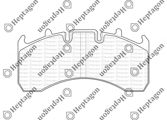 29169 VOLVO FH BRAKE PAD / 8001 391 003 / 29169
