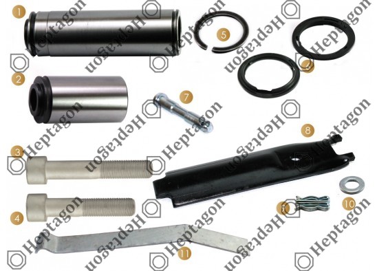 PIN REPAIR KIT / 9004 161 060 / BPW : 09.801.05.81.0,  0980105810