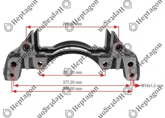 CALIPER CARRIER / 9104 120 274 / KNORR : K000026,  Z007541,  MERCEDES : 000 421 1106,  0004211106