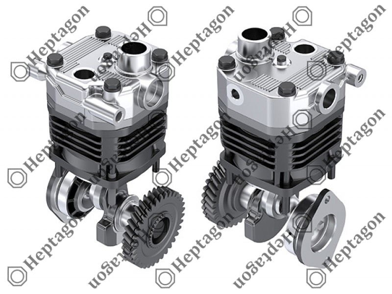 Air Brake Compressor for MERCEDES  OM 501 & 502 V6 ENGINE